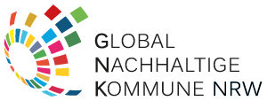 Logo des Zertifikats Global nachhaltige Kommune