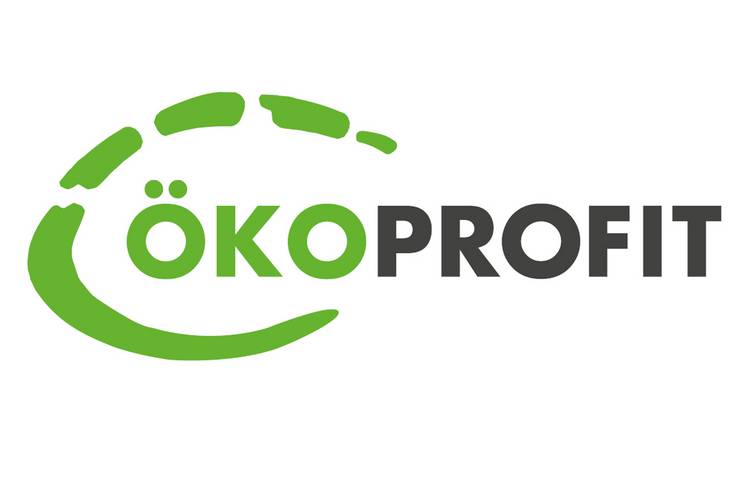 Grün-Schwarzes Logo von Ökoprofit