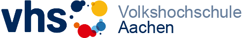 Logo und Schriftzug der VHS Aachen