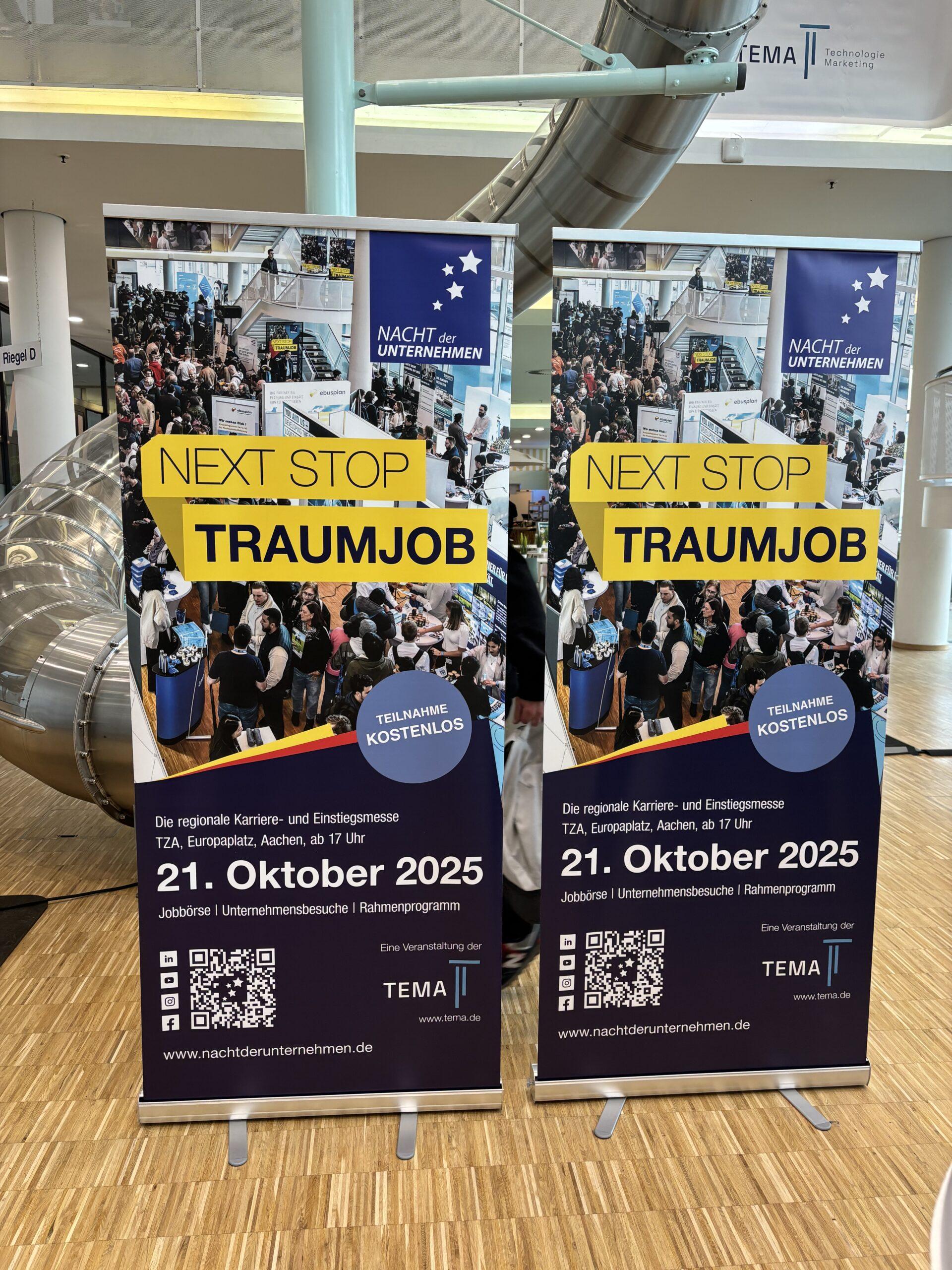 Nacht der Unternehmen Banner